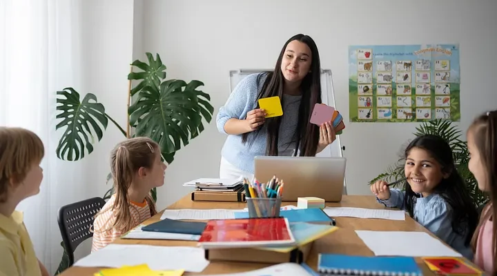 Childcare educator managing daycare activities and compliance tasks